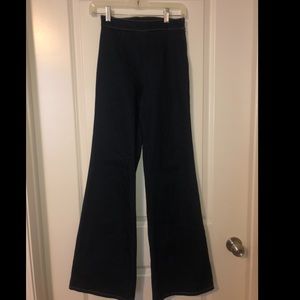 Super high-rise bell bottom jeans